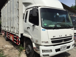 ขายรถบรรทุก 6 ล้อตู้แห้ง MITSUBISHI FUSO FM65 6M60 ยาว7.60เมตร ปี2555 วิ่ง 120,000km และติด CNG