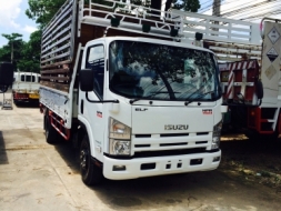 ISUZU NPR 150 hp กระบะคาร์โก้คอกเหล็กยาว 4.30m  รถวิ่ง 2x,xxx km