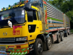 ขายรถพ่วง 24 ล้อ แม่-ลูก กระบะเนียมคอกเกษตรดั้ม HINO PROFIA P11C-320 เกียร์ฟูเลอร์ รถสวย ราค 1500000