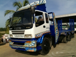 ISUZU DECA FVZ 195Hp ห้างแท้ 2 เพลา เกียร์ZF กระบะบรรทุกรถเกี่ยวต่อใหม่ครับ