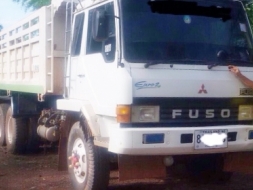 MITSUBISHI FUSO FN527 - 195 HP 6D16 MA 11180 สิบล้อดั๊มพ์ 2 เพลา กระบะดั๊มพ์เหล็ก 12 ตันของ KAC โครา