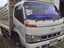 ขาย HINO  DUTRO  LORO 2  121 แรง  ปี 06  ช่างล่าง F  หน้าหลัง กะบะสแตนเลส ยาว 4.50 เมตร