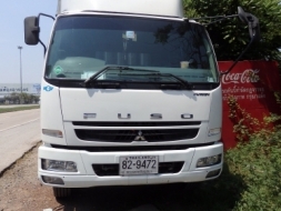 ขายรถบรรทุก 6 ล้อตู้แห้ง MITSUBISHI FUSO FM65 6M60 ยาว7.60เมตร ปี2555 วิ่ง 120,000km และติด CNG