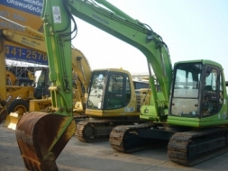 รถขุด Komatsu PC120-6ZE เพิ่งเหยียบถึงไทย รถเก่านอก นำเข้าจากญี่ปุ่น สภาพเดิมๆ