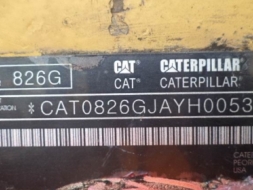 ขายรถดันขยะ ผลักดันดิน CAT 826G