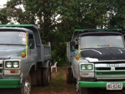 ขายรถดั๊มหน้ายาว 2 คัน ISUZU FUSO 6bd1 160แรงม้า