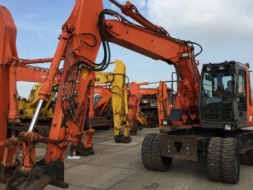 ขุดรถ Hitachi ZX130W w/std bucket นำเข้าจากญี่ปุ่น สนใจโทร. 080-6565422 (หนิง)