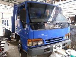 ขายดั้มISUZU NPR120แรง เครื่องดี แคชซีสวย ยางดี ภายในสวย แอร์เย็น เฟืองท้ายใหญ่F สภาพพร้อมใช้งาน เอก