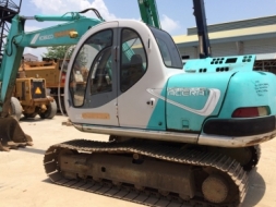 Kobelco SK100-2 3164 ชม. (มาร์คไฟว์) ใบแทร็ค 600 mm จากญี่ปุ่น ถึงไทยแล้วครับ ถูกมาก