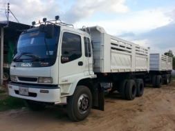 ขายดั้มISUZU DECA 320พ่วงแม่-ลูก ปี50 ดั้มสามมิตร สภาพพร้อมใช้งาน เอกสารพร้อมโอน สนใจโทร 090-8588220