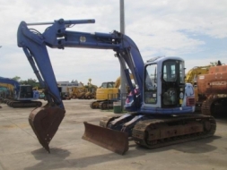 รถแบคโฮ KOMATSU PC128UU-1E ระบบไฟฟ้าเต็ม รถนอกนำเข้าสภาพสวยพร้อมใช้งาน