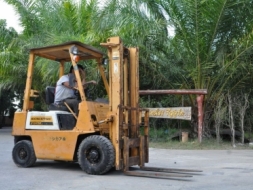 ขายFORKLIFT KOMATSU FD15(1.5ตัน)ดีเซล สวยเดิมจากญี่ปุ่น ยังไม่เคยใช้ในไทย 145,000เท่านั้น!!