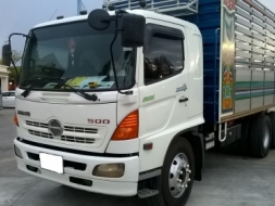 ขาย HINO  MEGA 500 10ล้อ กระบะบบรรทุกสภาพเดิมสวยพร้อมใช้งาน