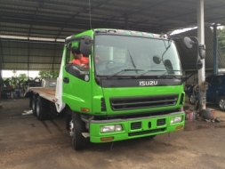 ขายรถสิบล้อท้ายเป็ด บรรทุกแม๊กโค ISUZU เครื่อง 260 แรง