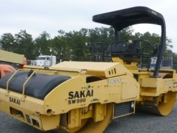 รถบด 2008 SAKAI SW990 Tandem Vibratory Roller สภาพดีพร้อมใช้งาน เอกสารพร้อม เครื่องจักรนำเข้าจากต่าง