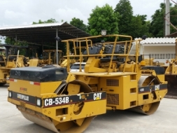 มาใหม่ รถบดอัดสั่นสะเทือน 10 ตัน CATERPILLAR CB-534B นำเข้าจาก USA แท้ 100% สภาพสวย ไม่เคยใช้งานในไท