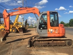 ขายรถแบคโฮ HITACHI ZX75US ปี 2003 คอลโทรลสั้น ปั้มนิ้ว สภาพสวยพร้อมใช้งาน รถนอกนำเข้าเองจากญี่ปุ่น