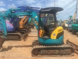 ขายรถแบคโฮ KUBOTA RX303 ปี 2004 คอลโทรลน้ำมัน ปั้มนิ้ว สภาพสวยพร้อมใช้งาน รถนอกนำเข้าจากญี่ปุ่น