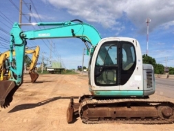 ขายรถแบคโฮ KOBELCO SK60SR คอลโทรลสั้น ปั้มนิ้ว สภาพสวยพร้อมใช้งาน รถนอกนำเข้าเองจากญี่ปุ่น มีVDOการท