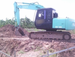 ขายรถแบคโฮ HITACHI120-2 พร้อมใช้งานครับ