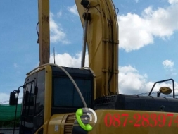 ขายรถแบคโฮบูมยาว KOMATSU PC200LC-8 C733XX  4,9XX ชม.