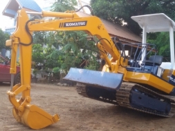 ขายรถขุดแบคโฮ KOMATSU PC20-3 เก่านอกแท้ญี่ปุ่นมีเอกสารแจ้งจำหน่ายอินวอย-ไม่เคยใช้งานในไทยครับ