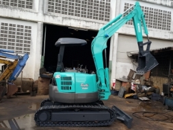 ขาย รถขุด KOBELCO รุ่น SK35SR มือสองญี่ปุ่น แทร็กเหล็ก สลักแน่น ทุกจุด พร้อมใช้งาน  มือถือ/LINE ID :