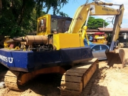 ขายแบคโค KOMATSU PC120-3 เครื่องเดิม ปั้มเดิม โซ่ดี เอวแน่น ทำงานเร็ว สภาพพร้อมใช้งาน สนใจโทร 090-85