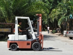 (ลดกระหน่ำ)ขายFORKLIFT NISSAN FG15(1.5ตัน) เสา3.50เมตร สวยเดิมจากญี่ปุ่น ยังไม่เคยใช้ในไทย 99,000เท่