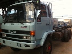 ISUZU FVZ นางฟ้า หัวลากคัสซี เครื่องฟิตใหม่ 100% 6HE1-195 แรงม้า ยางใหม่ 10 เส้น คัสซีสวยมาก ทะเบียน