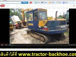 ลงให้แล้วนะครับ วีดีโอการทำงานของ รถขุด แบคโฮ KOMATSU: PC 60U-1 เก่าญี่ปุ่นแท้