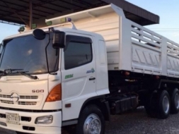 Hino Mega 251แรง ซีรีส์500 ดั๊มพ์สามมิตรลอนเฉียง