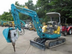 ขายสุดยอดรถขุด(แห่งยุค)KUBOTA U30-3S หัวกระแทกพร้อมบุ้งกี้(มีระบบออโต้คันเร่งไฟฟ้า)(ราคา 490,000฿) ม