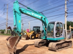 ขายรถแบคโฮ KOBELCO SK115SR สภาพสวยพร้อมใช้งาน รถนอกนำเข้าเองจากญี่ปุ่น มีVDOการทำงานครับ