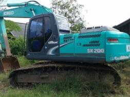 KOBELCO 1,850,000 บาท SK200 Mark 8 YN-12  ทำงาน 8,300 ชั่วโมง เอกสารเล่มทะเบียน