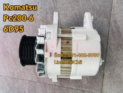 ไดชาร์ท pc200-6 6d95 komatsu ขายอะไหล่แบคโฮ บางนา