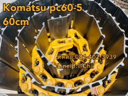 โซ่พร้อมใบแทรค pc60-5 komatsu ขายอะไหล่แบคโฮ บางนา