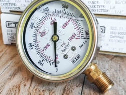 เกจวัดแรงดัน (Pressure Gauge) วัดแรงดัน 0-700 kg/cm2