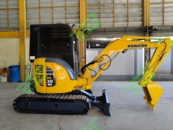 KOMATSU PC30MR-3 ศูนย์ไทย เล่มทะเบียน ชั่วโมง 3,xxx